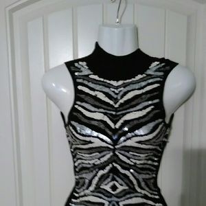 Lovely sequin cache top